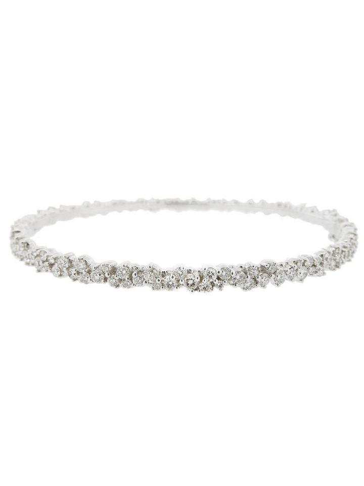 Paul Morelli Confetti Bangle With White Diamonds - White Gold