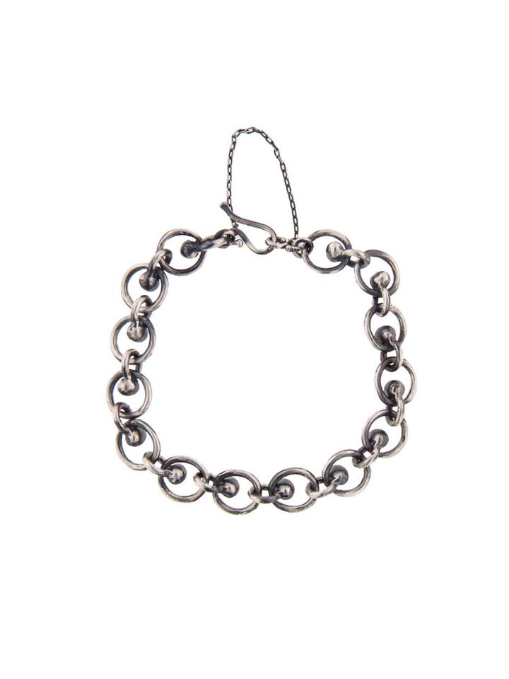 Ten Thousand Things Squash Blossom Bracelet - Oxidized Sterling