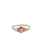 Ylang 23 Pink Tourmaline And Opal Ring