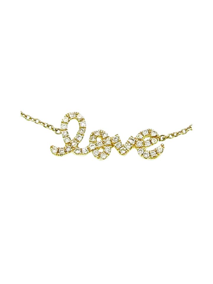 Sydney Evan Diamond Love Bracelet In Yellow Gold