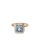 Ylang 23 Aquamarine And Diamond Ring - Rose Gold