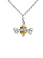 Cathy Waterman Bee Pendant - Platinum 22 Karat Gold