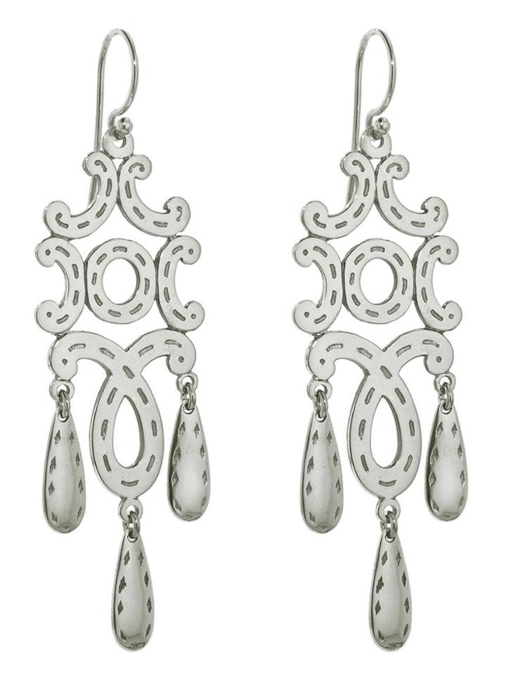 Laurent Gandini Ribbon And Drop Earrings - Sterling Silver