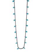 Ten Thousand Things Studded Turquoise Choker - Sterling Silver