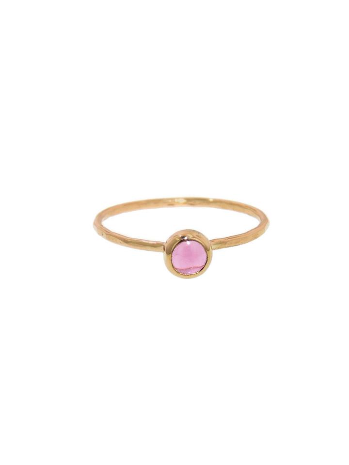 Melissa Joy Manning Mini Pink Tourmaline Ring