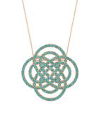 Ginette Ny Fallen Sky Purity Necklace With Turquoise