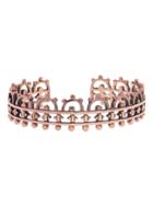 Laurent Gandini Handmade Lace Bracelet In Rose Gold