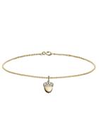 Finn Minor Obsessions Diamond Acorn Bracelet - 10 Karat Gold