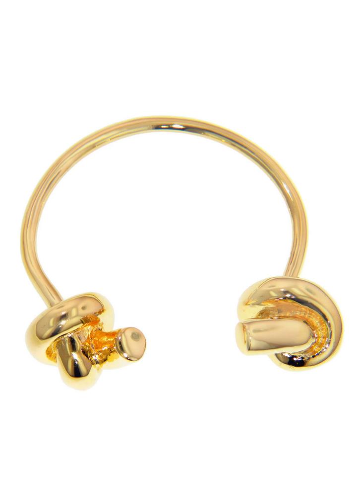 Jennifer Fisher Large Double Knot Cuff - Yellow Gold