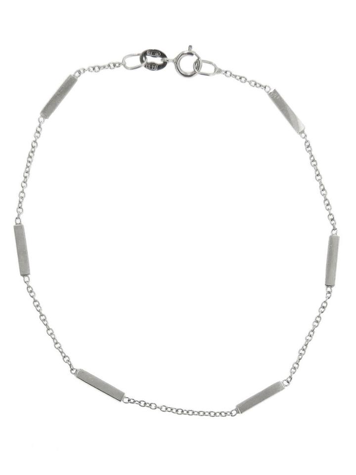 Jennifer Meyer Bar Bracelet - White Gold