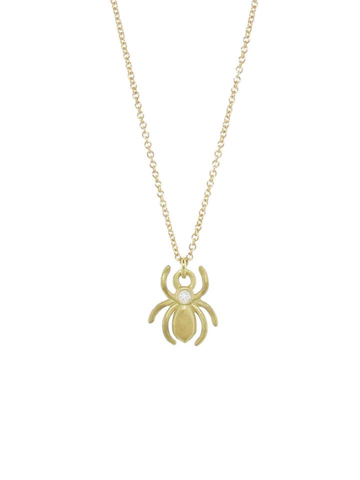Ylang 23 Single Diamond Spider Pendant