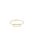 Jennifer Meyer Mother Of Pearl Inlay Bar Ring