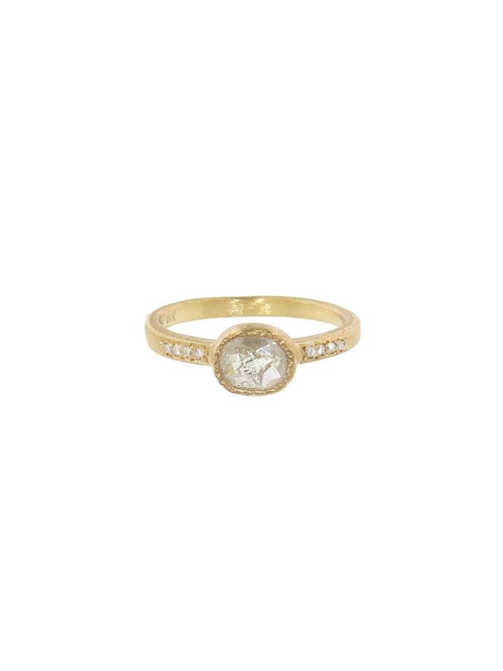 Yasuko Azuma Oval Icy Diamond Ring