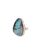 Jamie Joseph Large Irregular Boulder Opal Ring