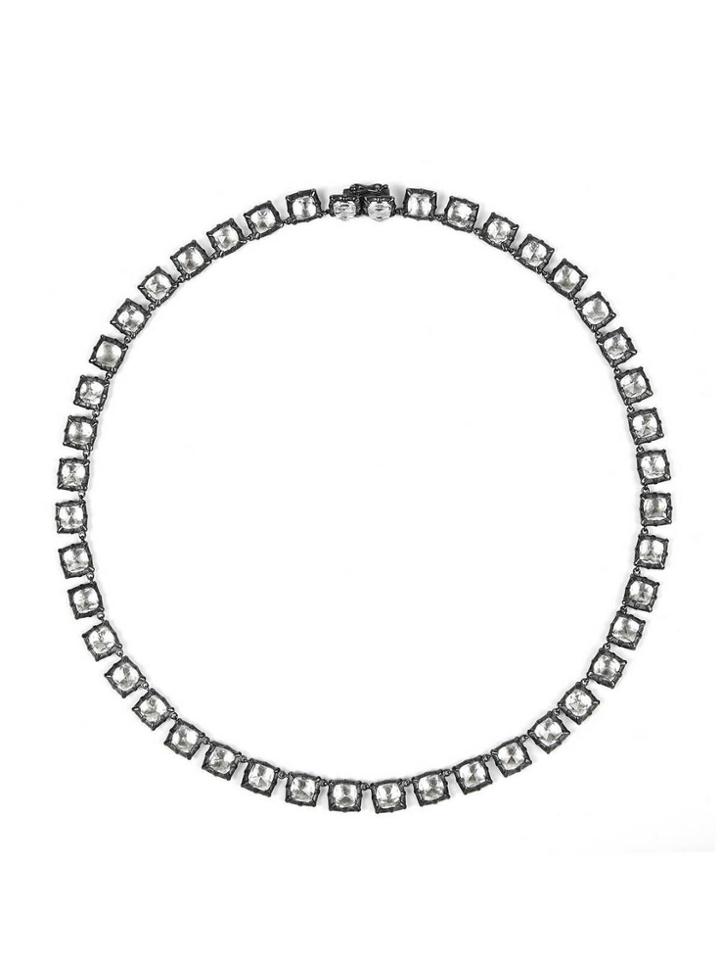 Larkspur & Hawk Bella Mini Riviere Chain - White