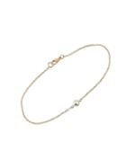 Finn Fine Bezel Set Diamond Bracelet - Yellow Gold