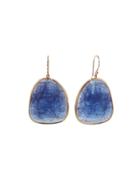 Jamie Joseph Large Asymmetrical Tanzanite Earrings