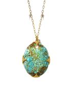 Cathy Waterman Kimono Turquoise Thorn Pendant