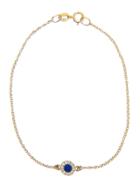Jennifer Meyer Diamond Lapis Inlay Circle Bracelet - Yellow Gold