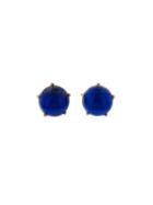Andrea Fohrman Round Lapis Studs