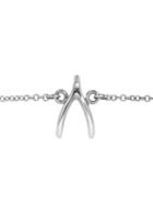 Jennifer Meyer Wishbone Chain Bracelet - White Gold