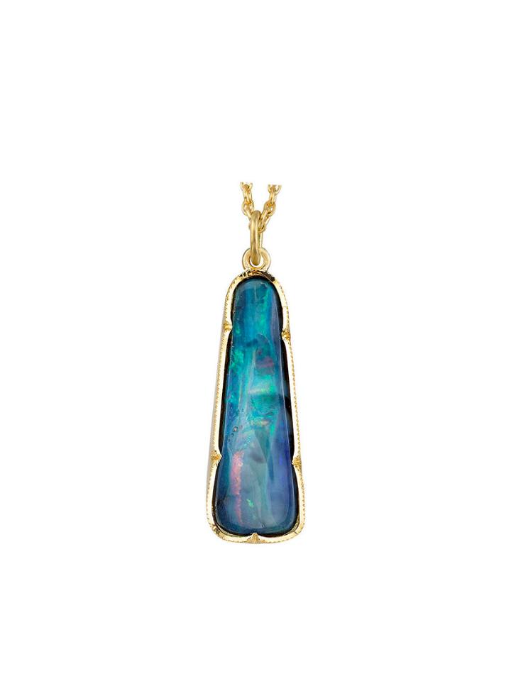 Irene Neuwirth Slender Boulder Opal Charm