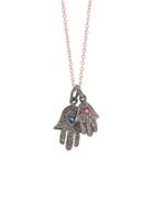 Ylang 23 Double Diamond Hamsa Necklace