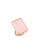 Irene Neuwirth Large Emerald Cut Pink Opal Ring - Rose Gold