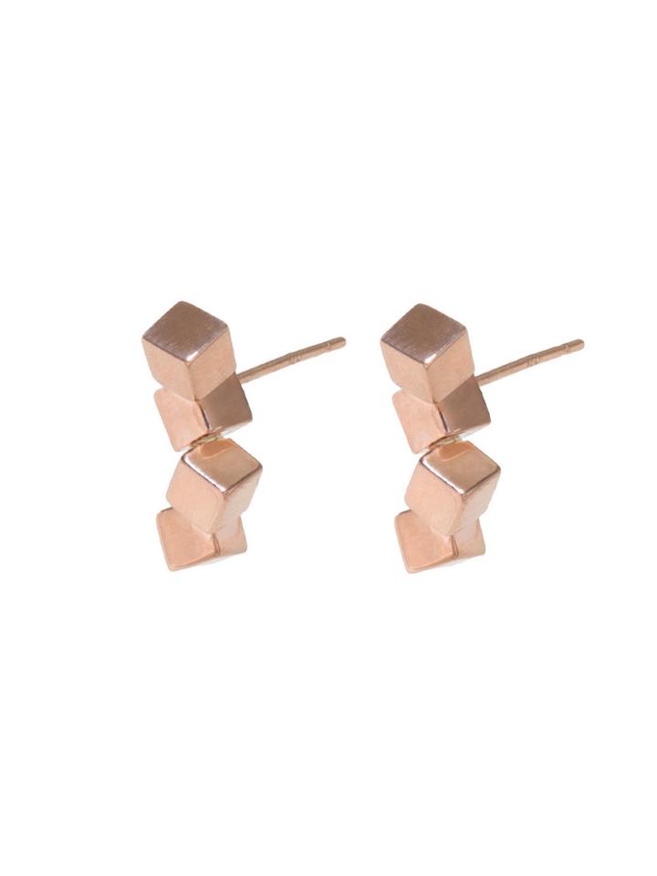 Ylang 23 Tumble Earrings - Rose Gold