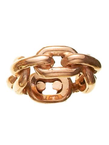 Jennifer Fisher Extra Large Chain Link Ring - Rose Gold