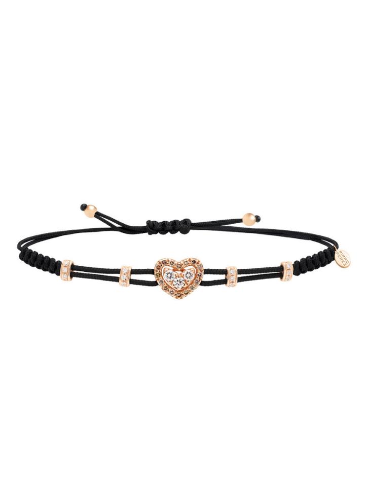 Pippo Perez Tiny Diamond Heart Bracelet