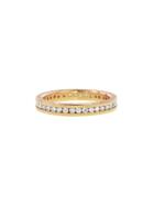 Todd Reed Channel Set Diamond Ring In Rose Gold