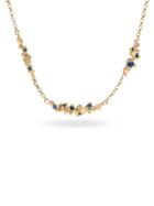 Ruth Tomlinson Five Cluster Blue Sapphire Chain