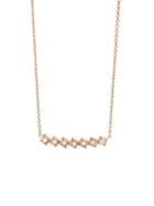Ylang 23 Medium Margo Necklace - Rose Gold With Diamonds