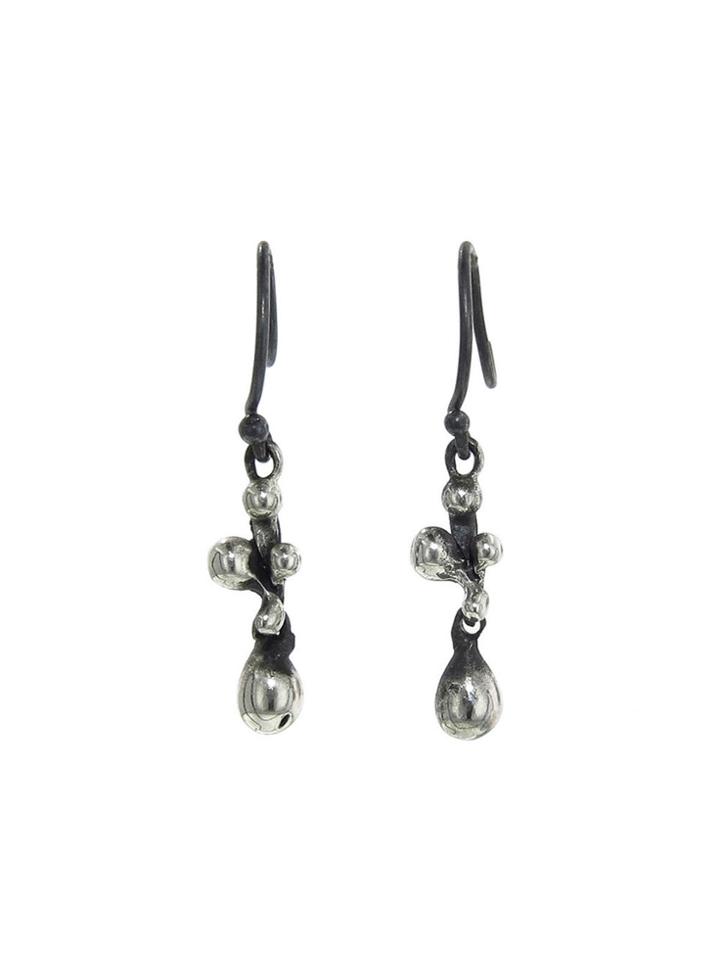Ten Thousand Things Molten Cluster Drop Earrings - Sterling Silver