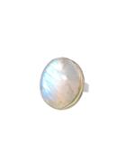 Jamie Joseph Large White Moonstone Ring