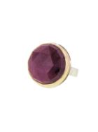 Jamie Joseph Round Rose Cut Indian Ruby Ring