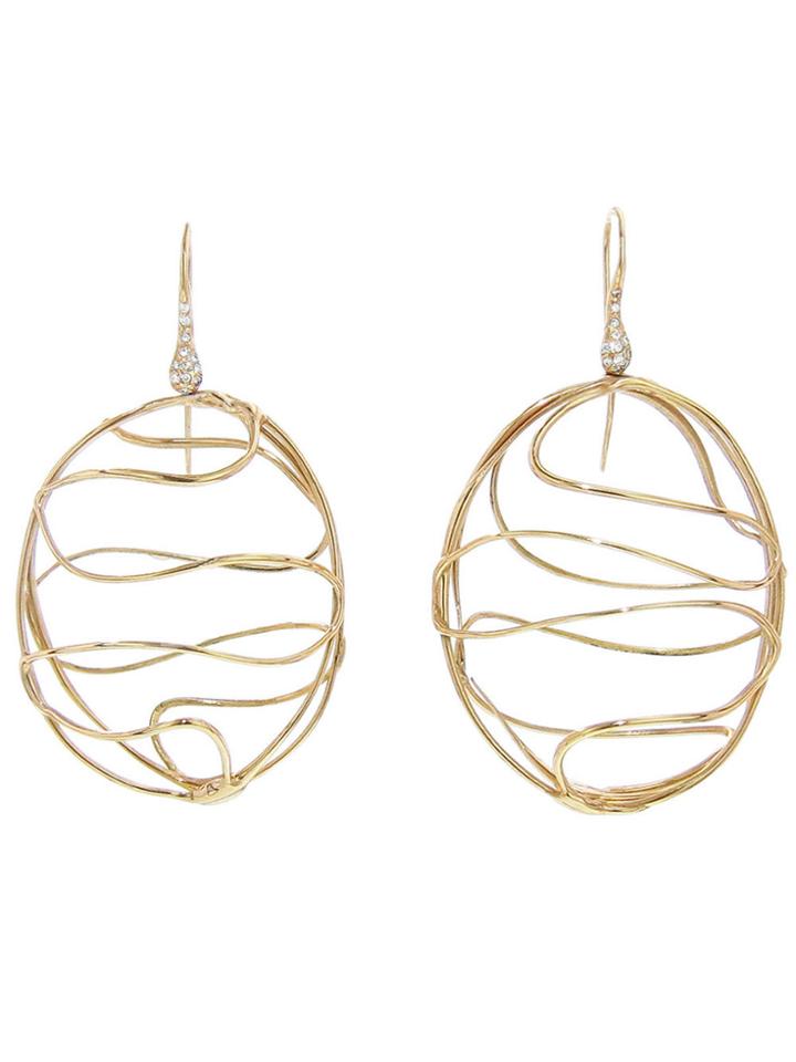Lucifer Vir Honestus Cicaloni Earrings - Rose Gold