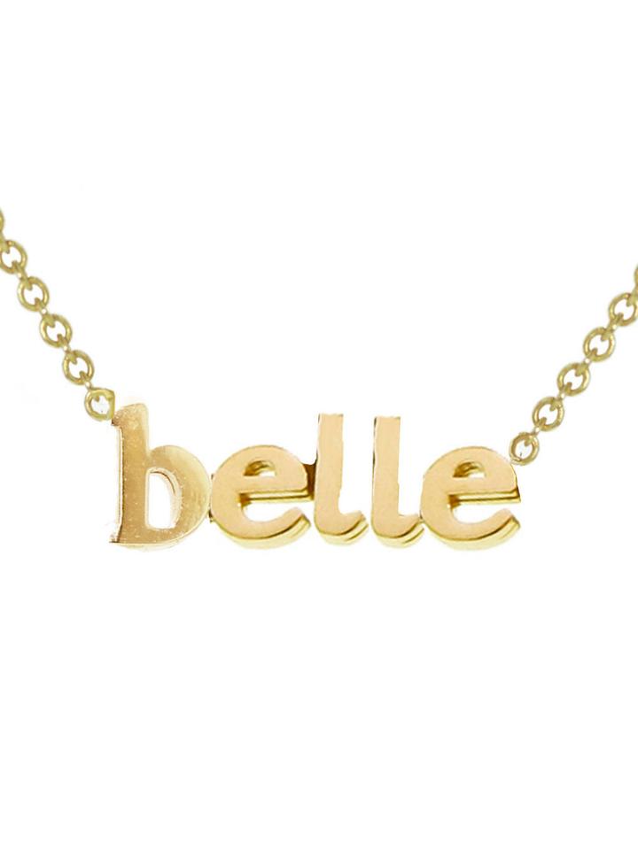 Jennifer Meyer Custom Belle Necklace - Yellow Gold