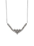 Cathy Waterman Large Diamond Shield Necklace
