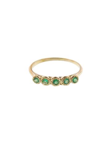 Lori Mclean Five Stone Emerald Ring