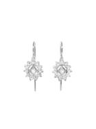 Cathy Waterman Black And White Rose Cut Diamond Earrings