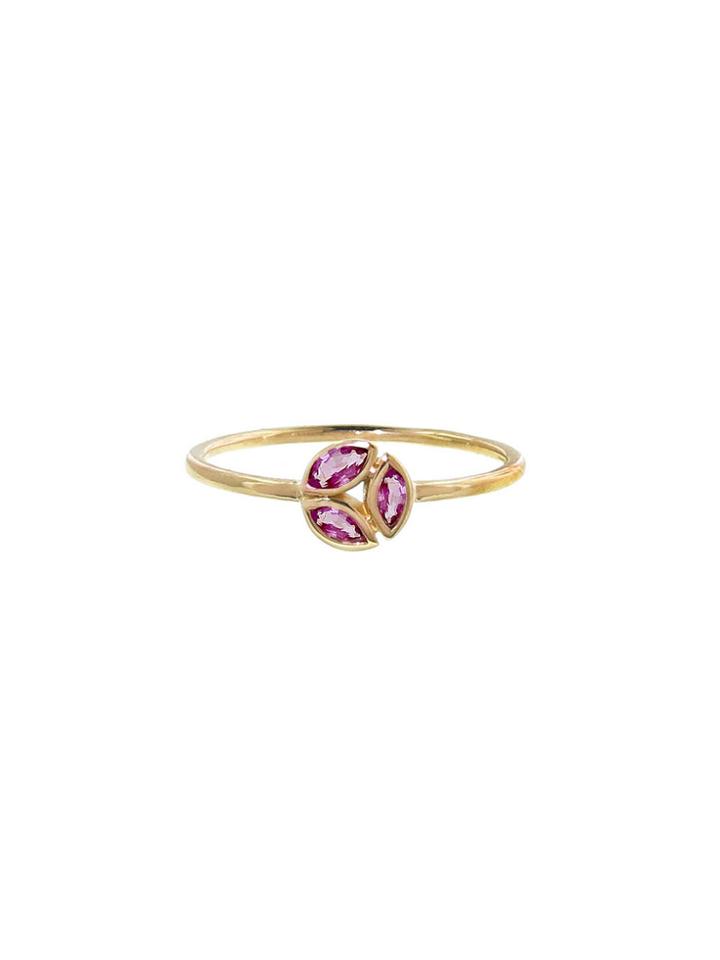 Ylang 23 Pink Sapphire Hazel Ring - Yellow Gold