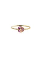 Ylang 23 Pink Sapphire Hazel Ring - Yellow Gold