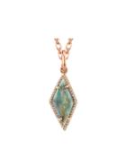 Irene Neuwirth Lightening Ridge Opal Charm With Diamond Pave