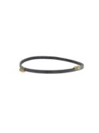 Todd Reed Thin Oxidized Bangle With Brilliant Diamond Triplets