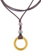 Mignot St. Barth Enso Necklace With Tahitian Pearls