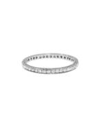 Cathy Waterman Thin All Diamond Band - Platinum