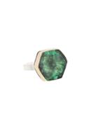 Jamie Joseph Hexagonal Emerald Slice Ring