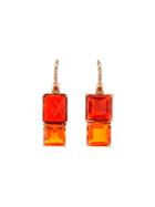 Irene Neuwirth Double Drop Fire Opal Earrings